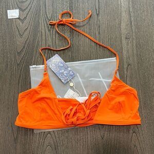 NWT Toluca Amina Bikini Top Waist Wrap Triangle Nectar Size M/L